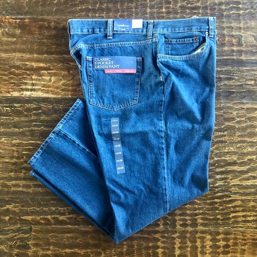 Croft&Barrow 5-Pocket Jeans - Size 42x30 (NWT)